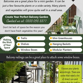 balcony garden plants: Balcony Garden Ideas UK